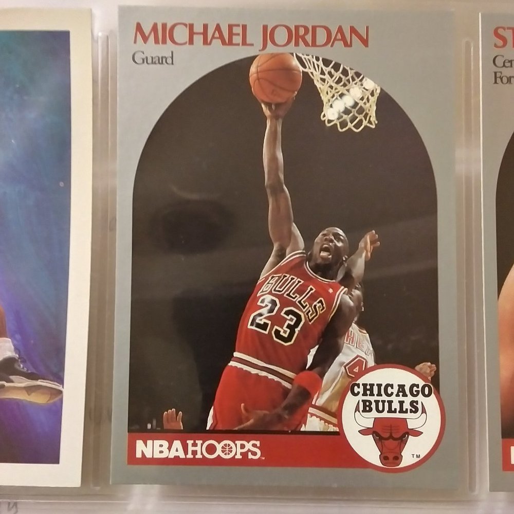 Michael Jordan NBA Hoops basketball trading card Mint Collectible cards